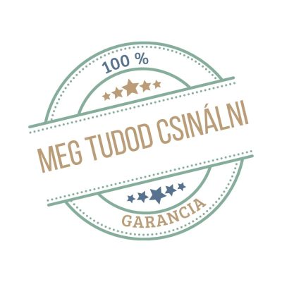 Blue White Bold Thank You Circle Sticker
